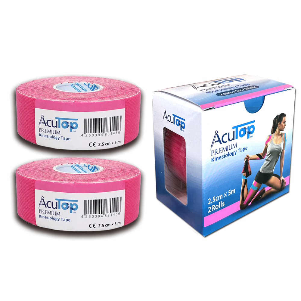 AcuTop® Premium Kinesiology Tape - 2.5 cm x 5m