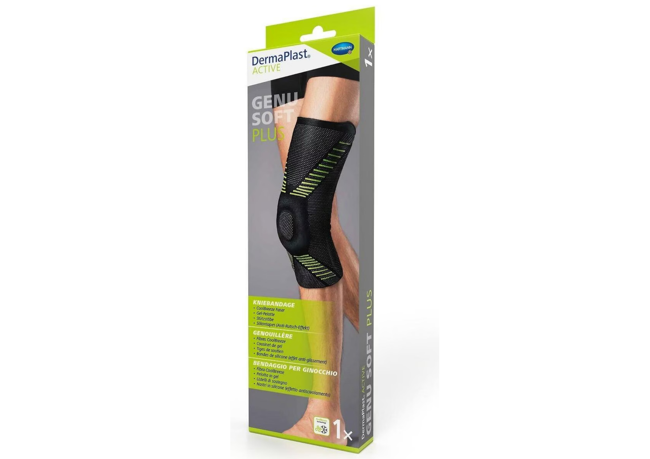 DermaPlast® ACTIVE Genu Soft Plus Kniebandage links / rechts