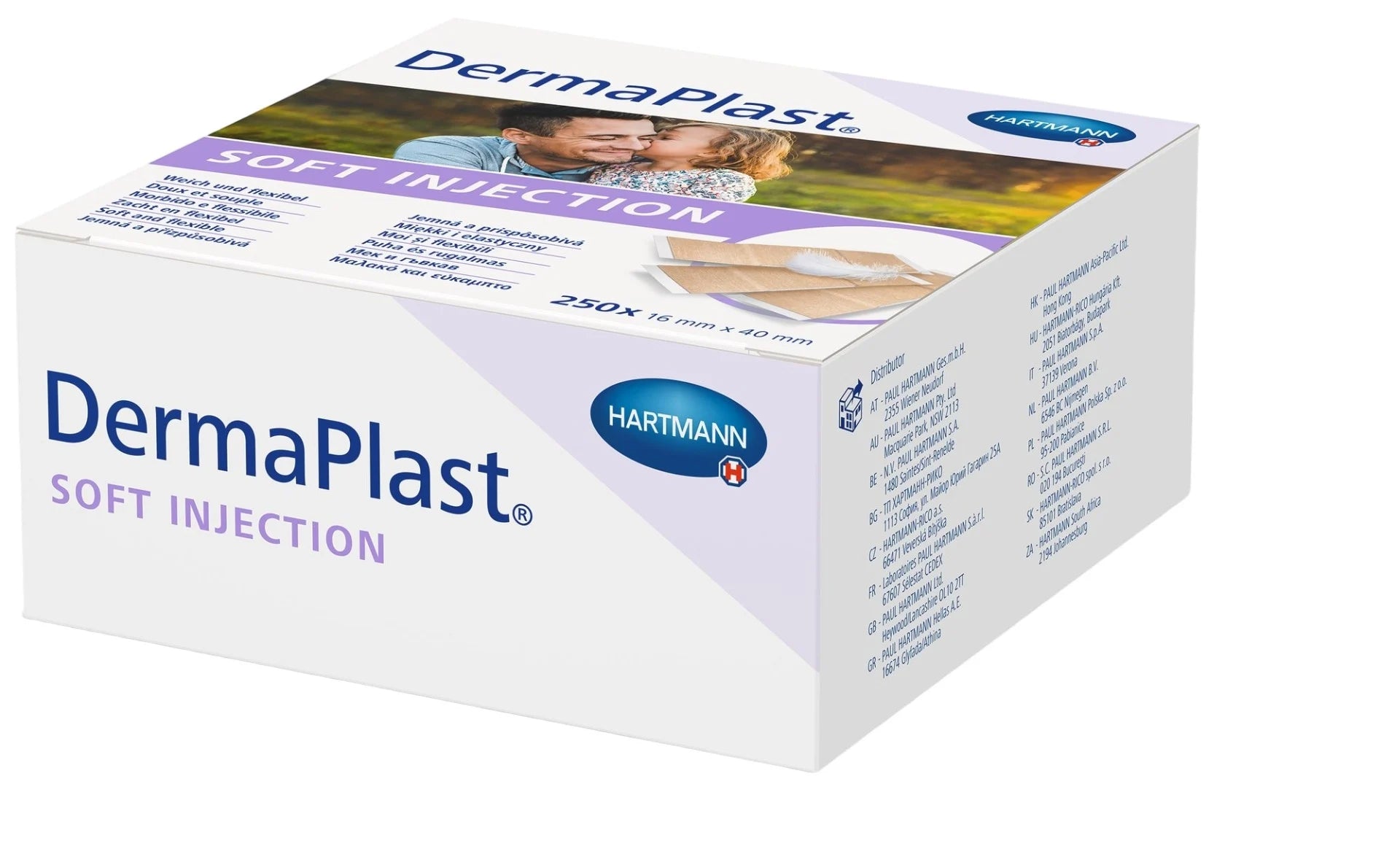 DermaPlast® Injektionspflaster 16x40mm - 250 Pflaster