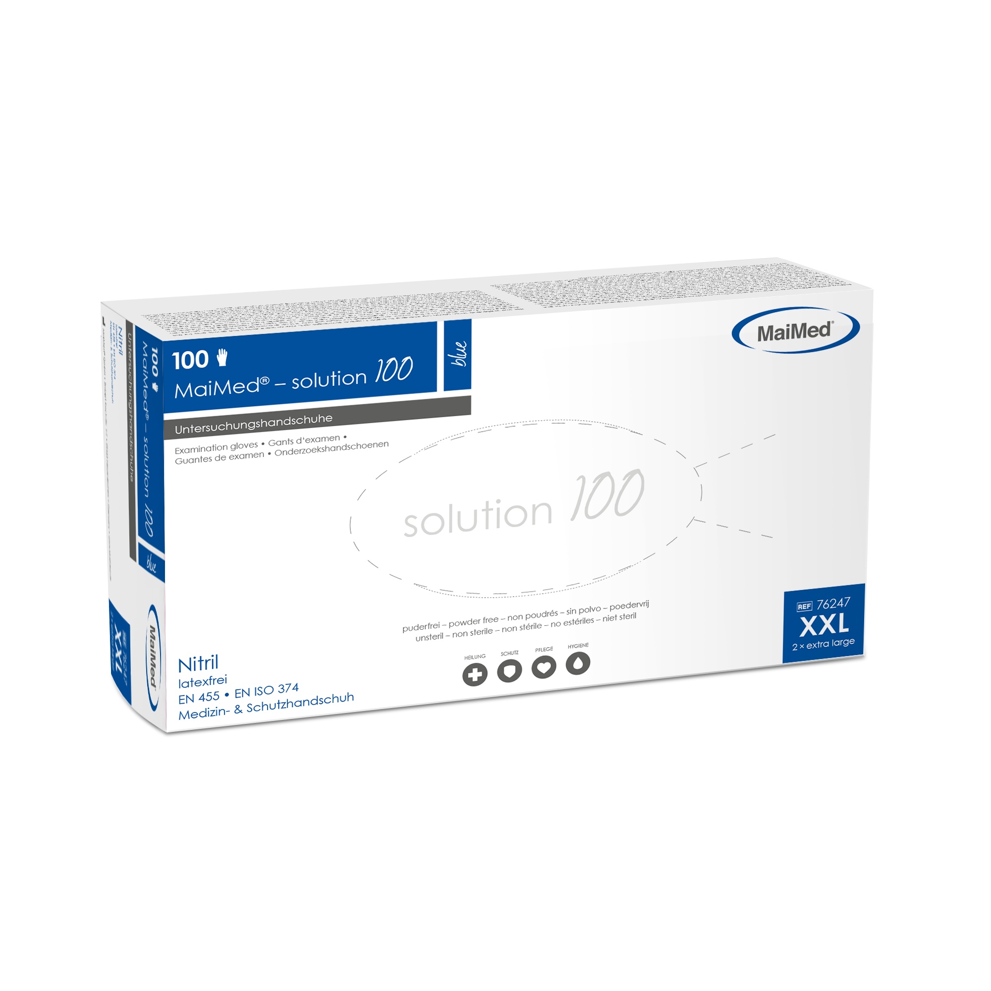 Nitril - Einweghandschuh Solution100