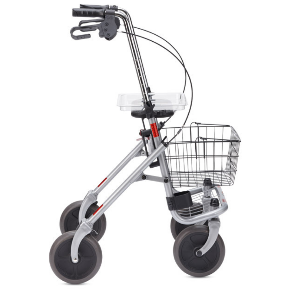 Standard Rollator - Senio incl. Shopping Basket, Cane Holder and Tray