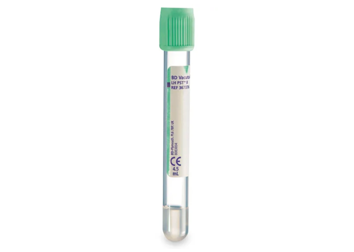 Vacutainer® Lithium-Heparin, hellgrün - mit Trenngel 4.5ml 100 Stück