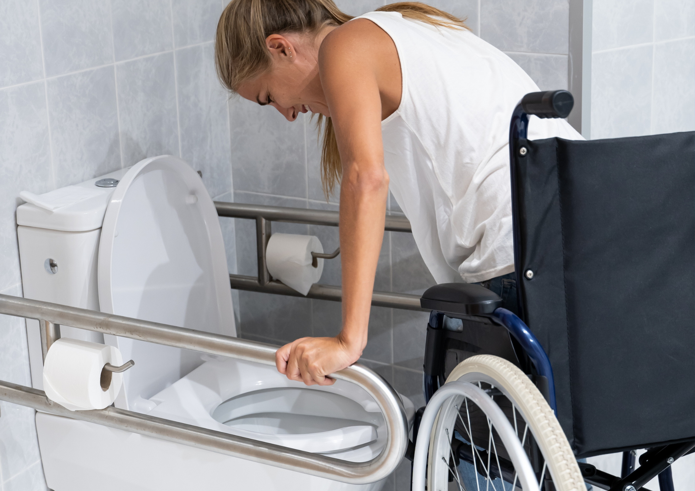 Toilettenrollstuhl