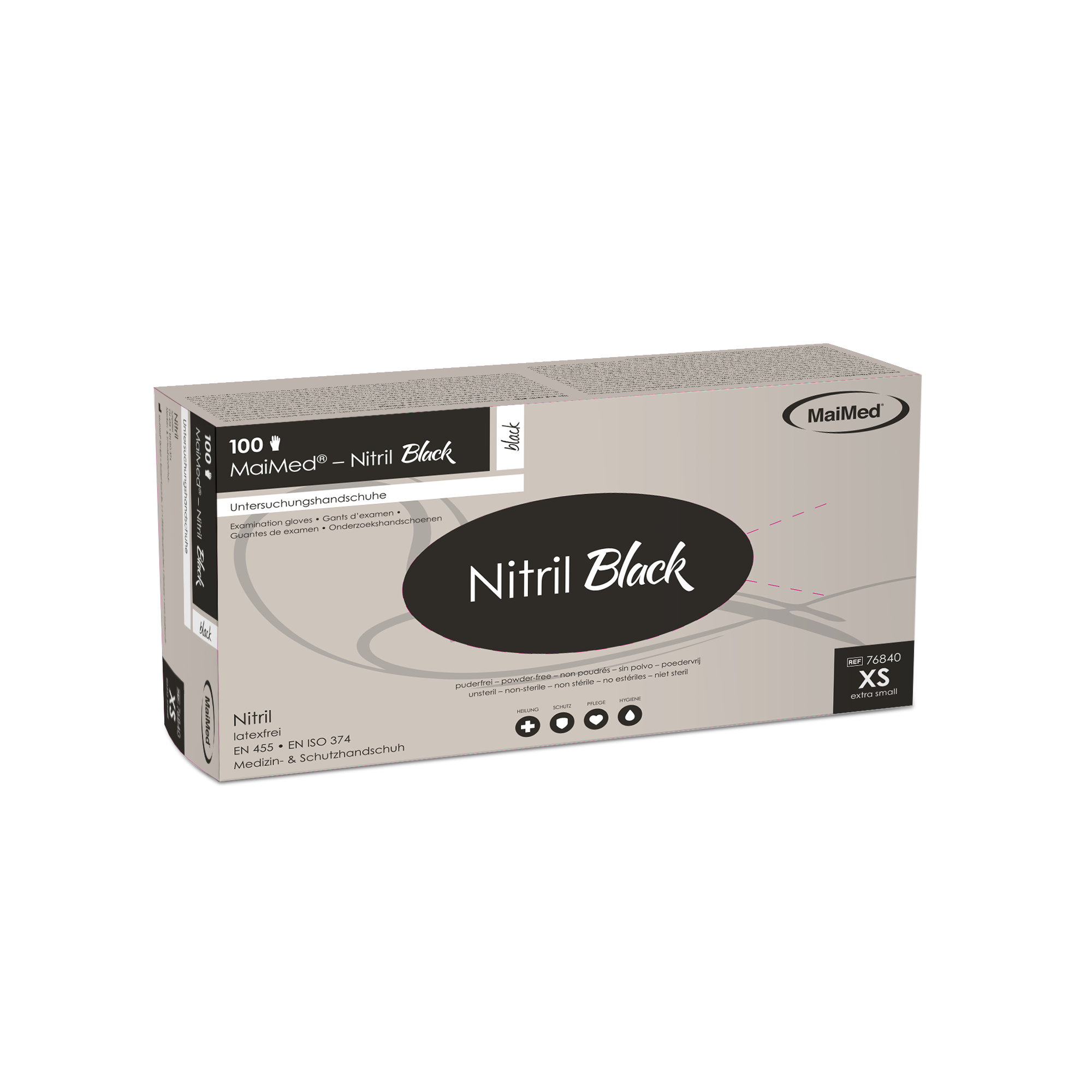Nitril - Einweghandschuh Black