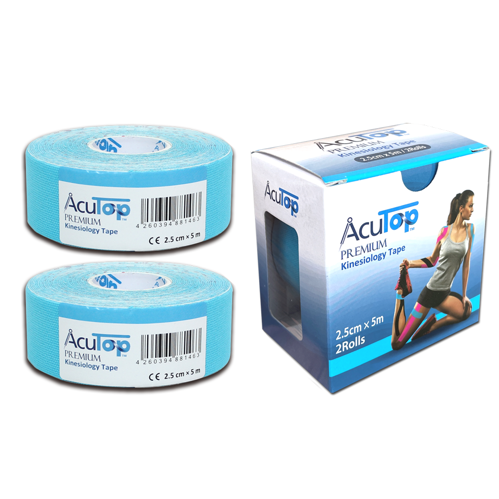 AcuTop® Premium Kinesiology Tape - 2.5 cm x 5m