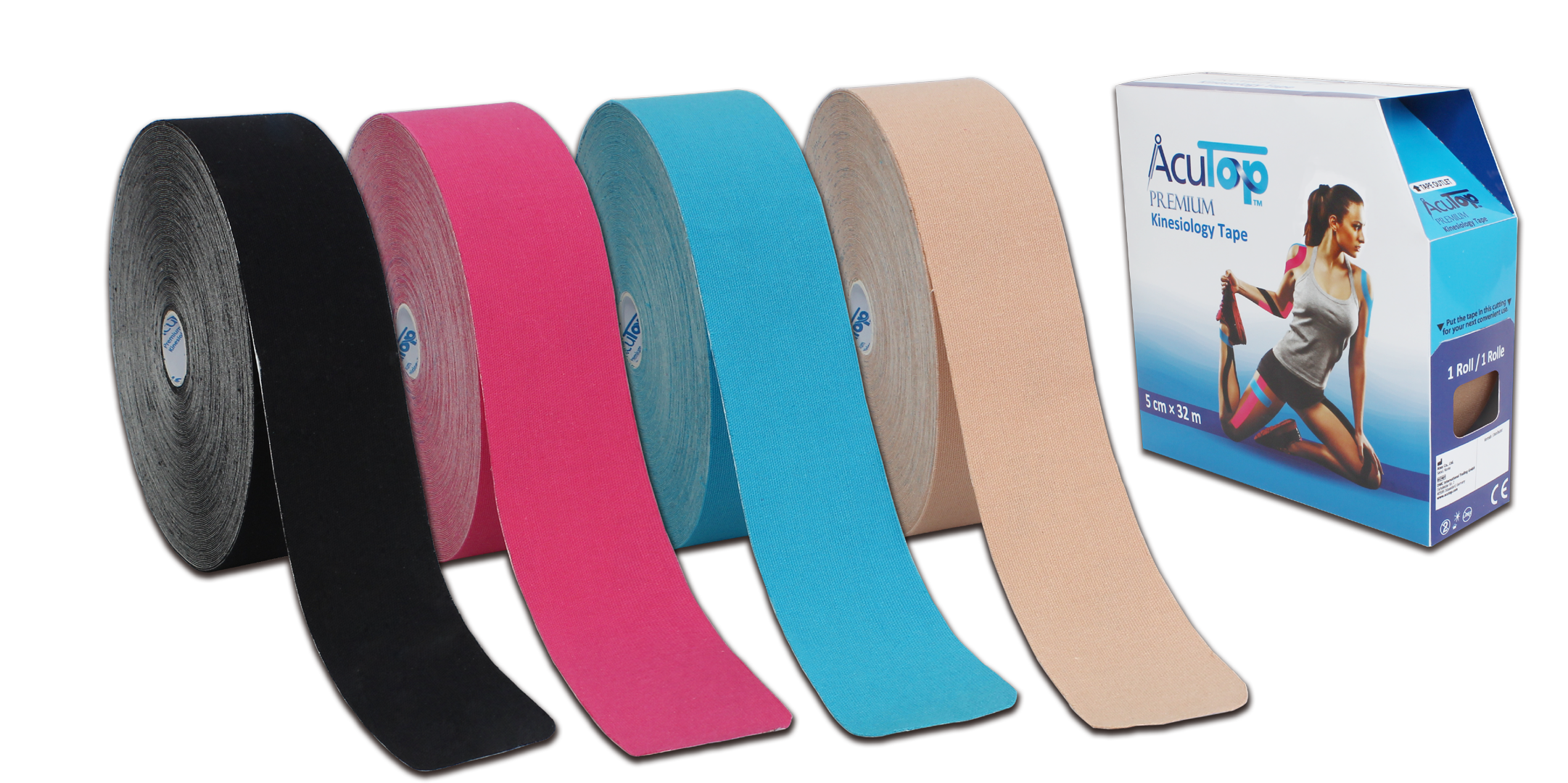 AcuTop® Premium Kinesiology Tape - 5 cm x 32 m
