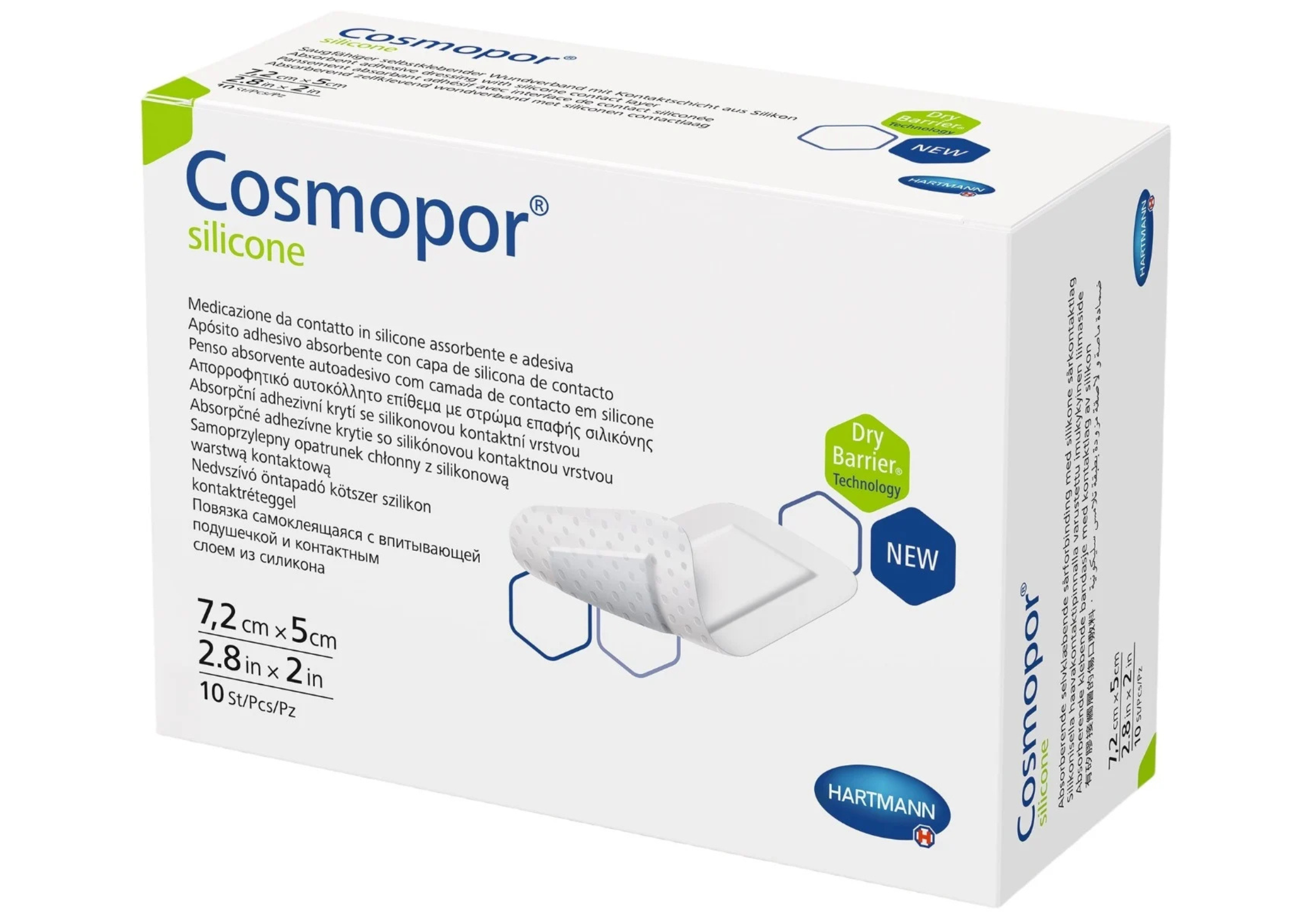 Cosmopor Silicone 10 Stück