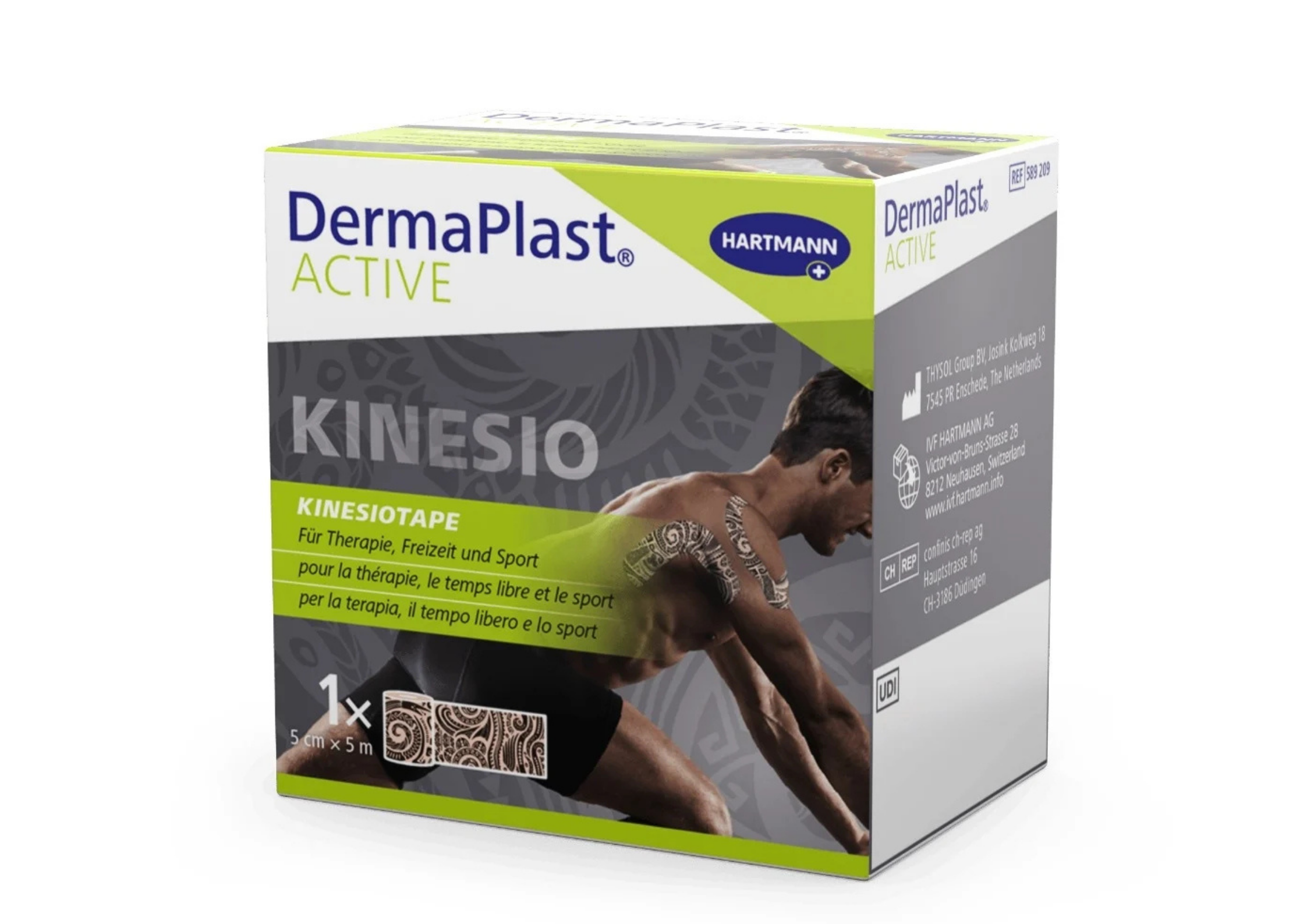 DermaPlast® ACTIVE Kinesiotape Tattoo 5cmx5m