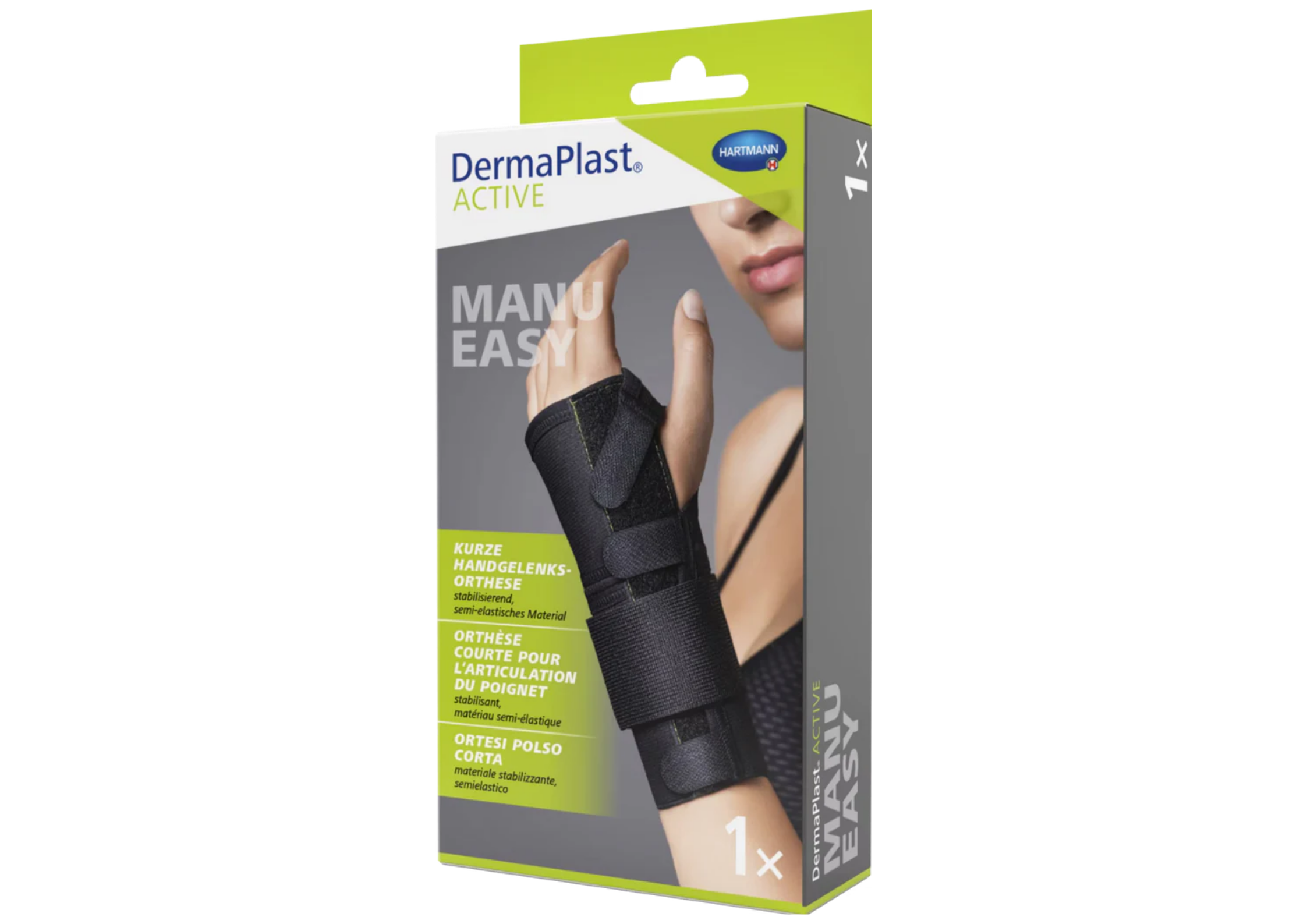 DermaPlast® ACTIVE Manu Easy short Handgelenkorthese rechte & linke Hand