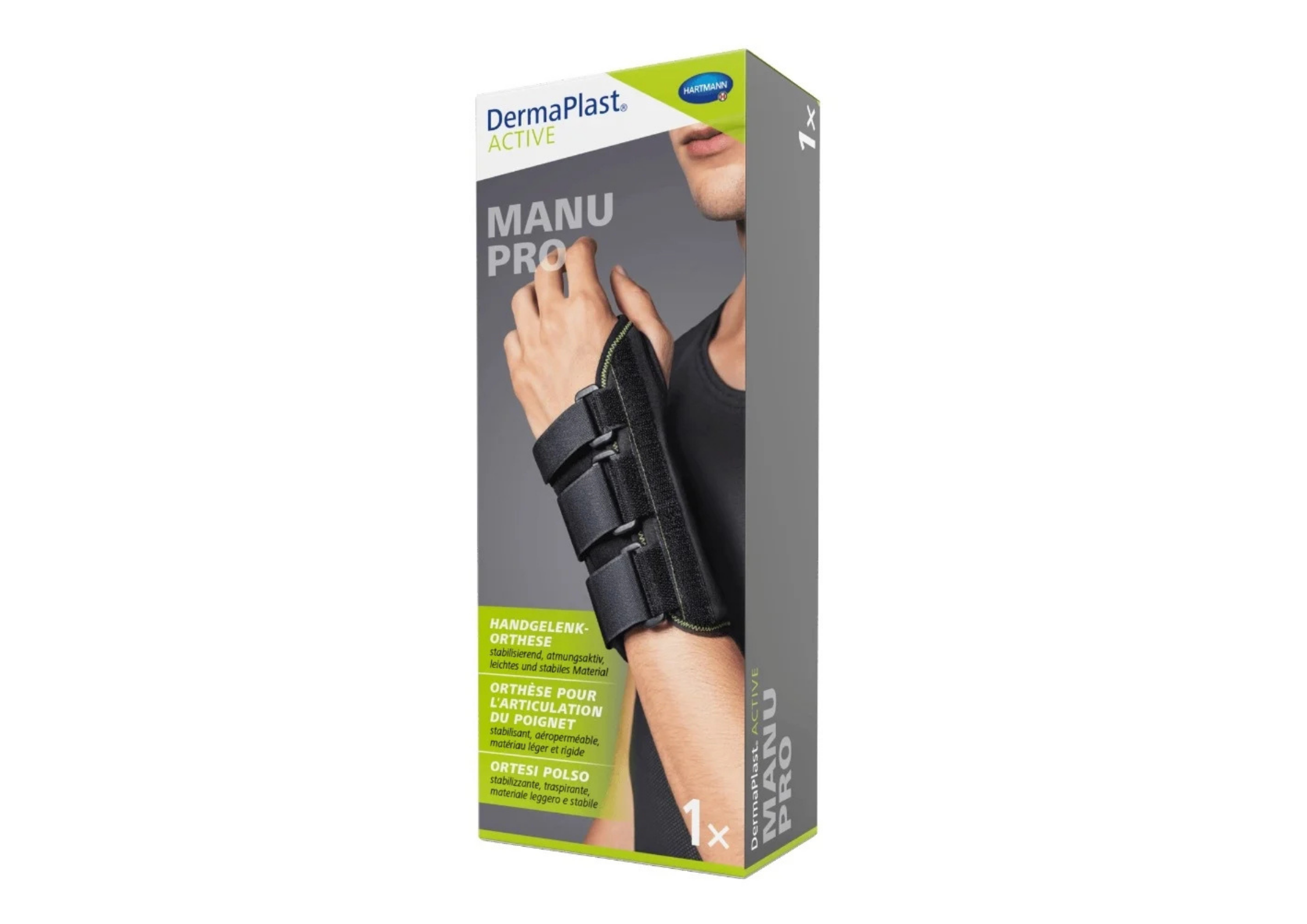 DermaPlast® ACTIVE Manu Pro Handgelenkorthese rechte Hand