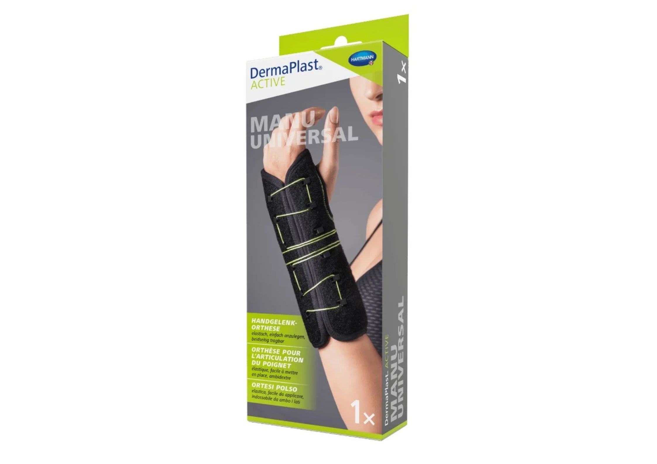 DermaPlast® ACTIVE Manu Universal Handgelenkorthese - Handgelenkumfang: Universalgrösse
