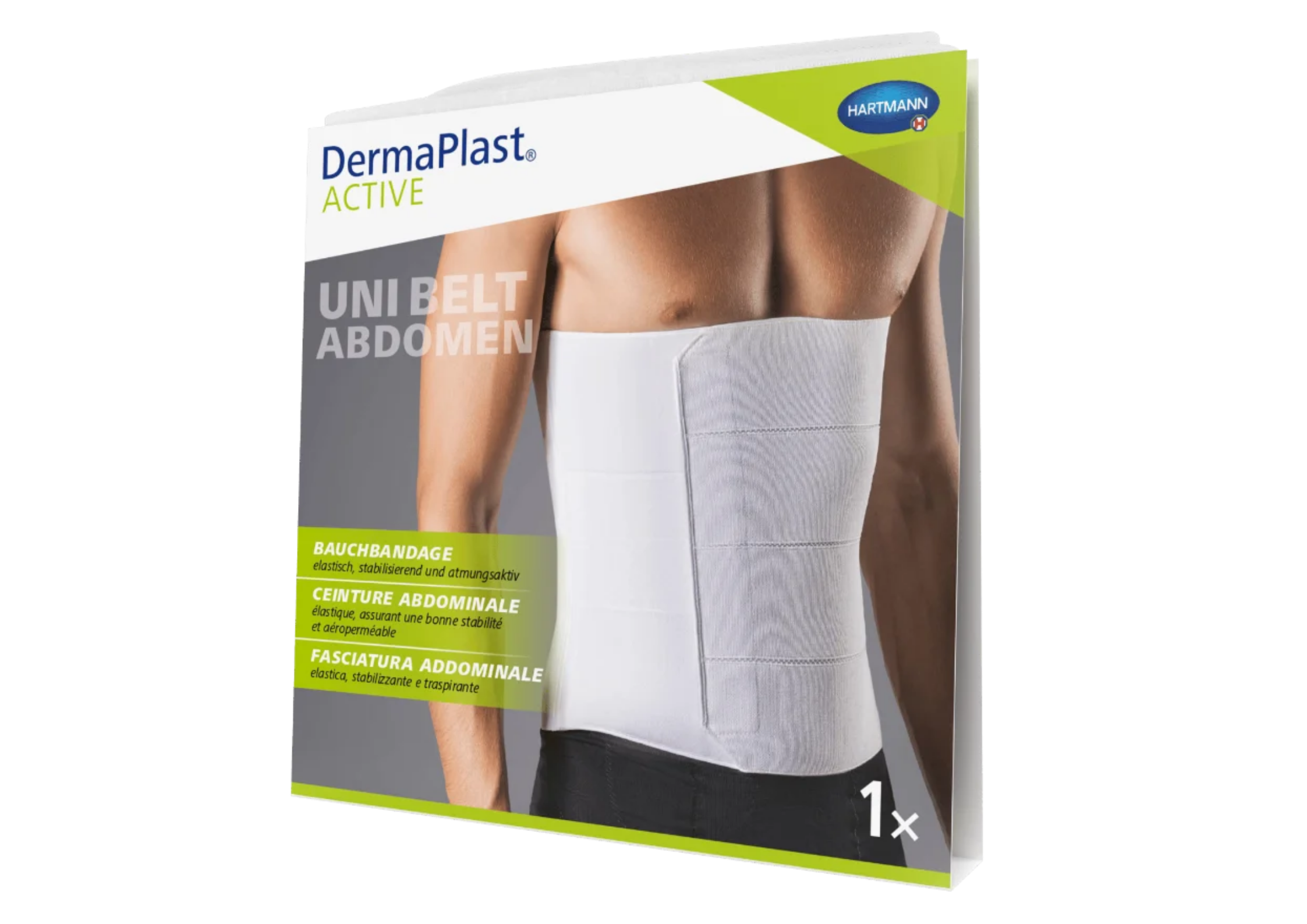 DermaPlast® ACTIVE Uni Belt Abdomen Bauchbandange Höhe 32 cm
