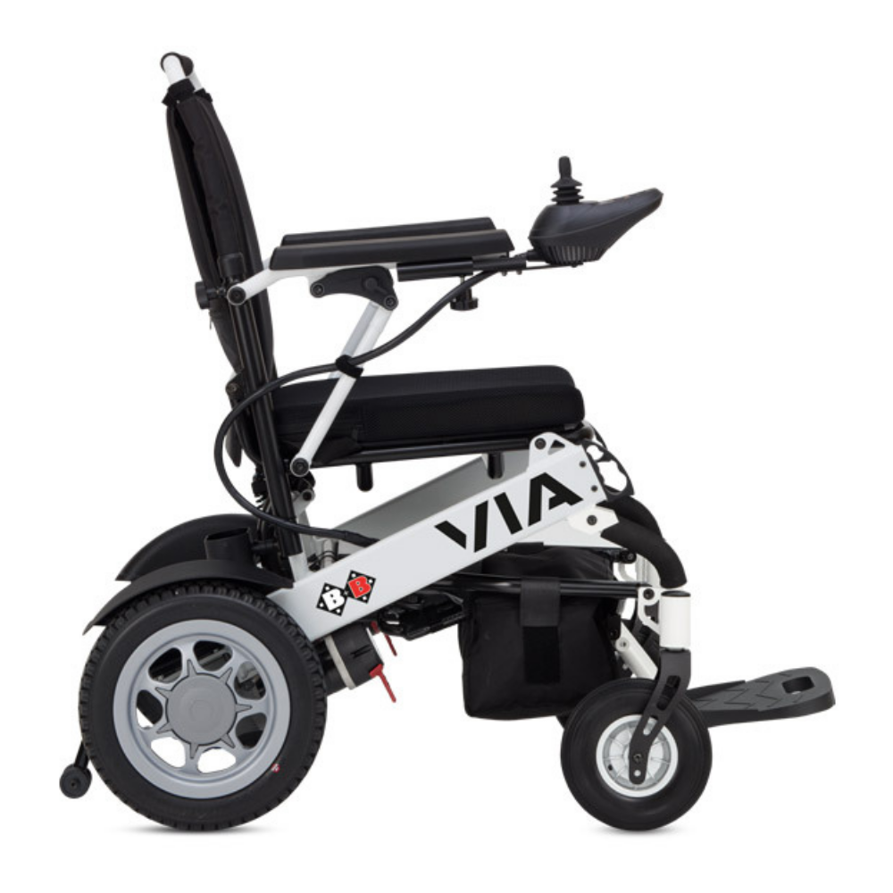 Electric wheelchair VIA foldable, ideal for travel - 6km/h