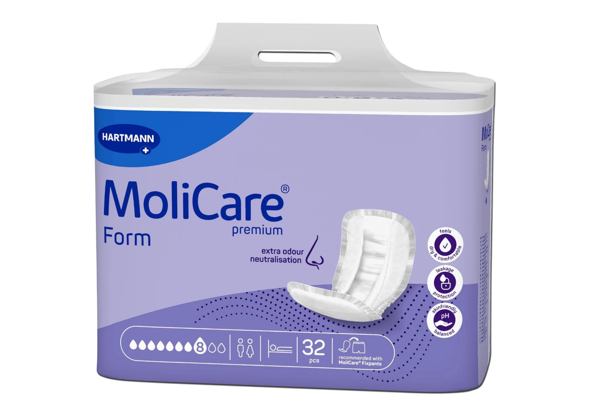 MoliCare® Form 8 Inkontinenz Einlage Beutel 32Stk. - 69 x 36 cm