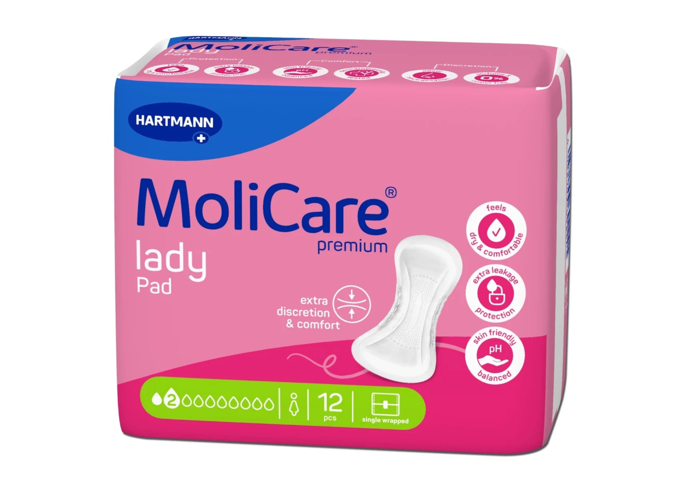 MoliCare® lady pad 2 Inkontinenz Einlage 12 Stück
