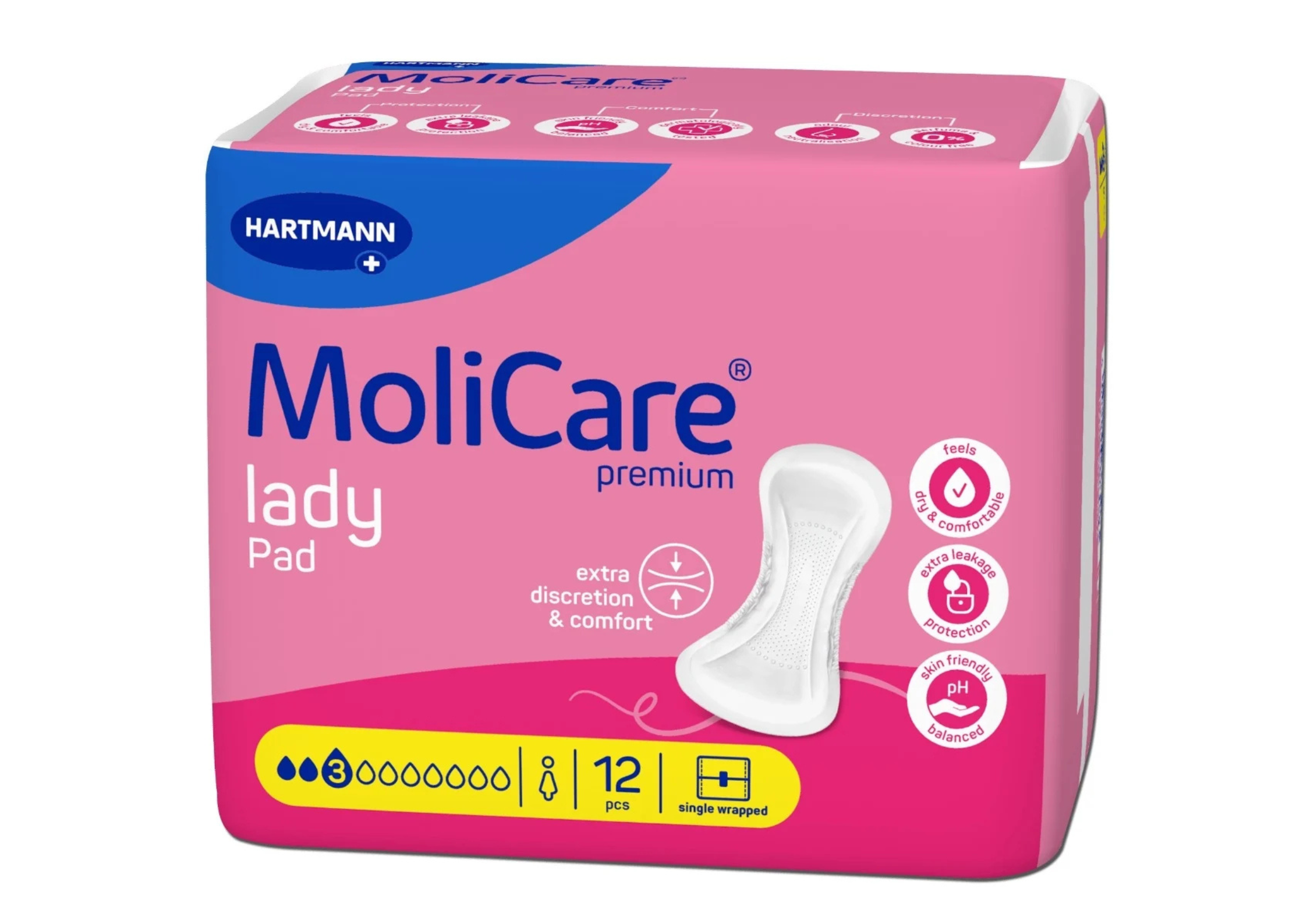 MoliCare® lady pad 3 Inkontinenz Einlage 12 Stück