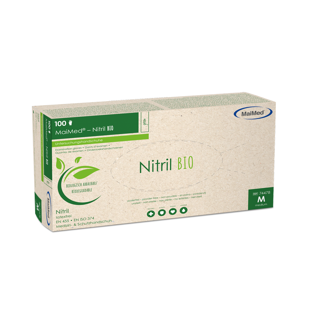 Nitril - Einweghandschuh BIO