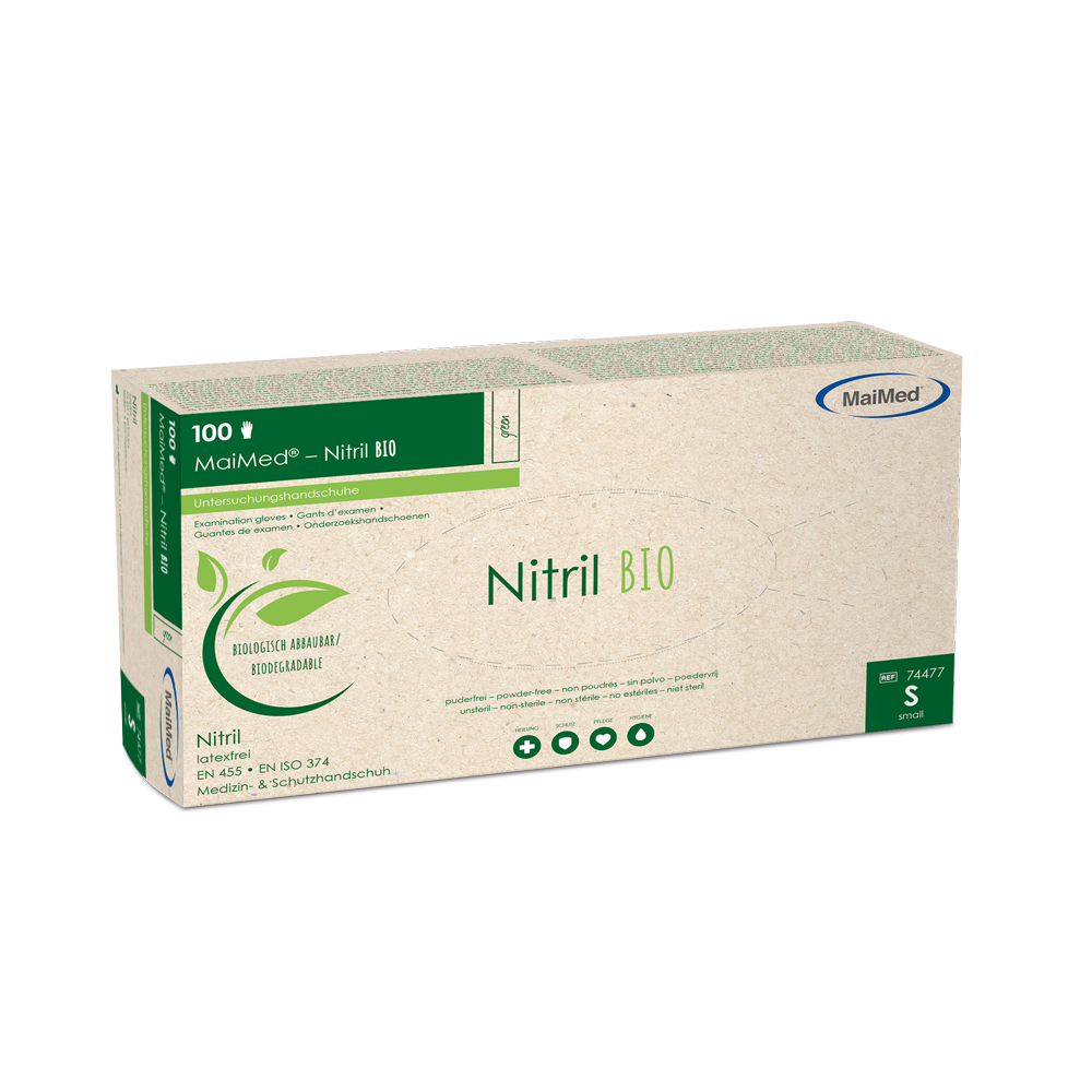 Nitril - Einweghandschuh BIO
