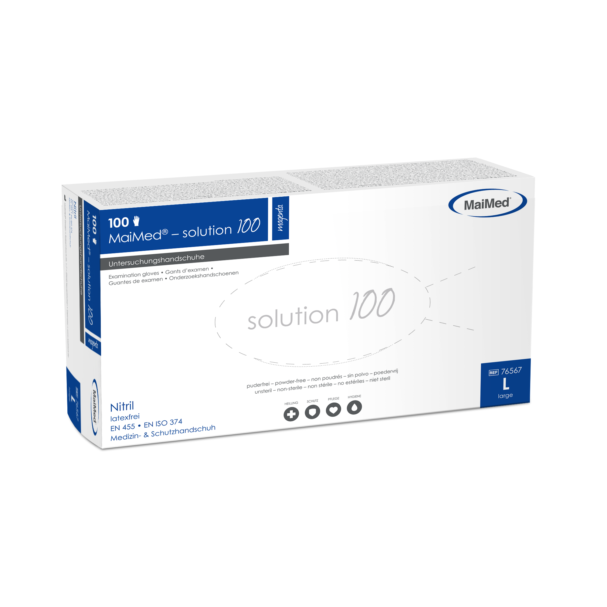 Nitril - Einweghandschuh Solution100
