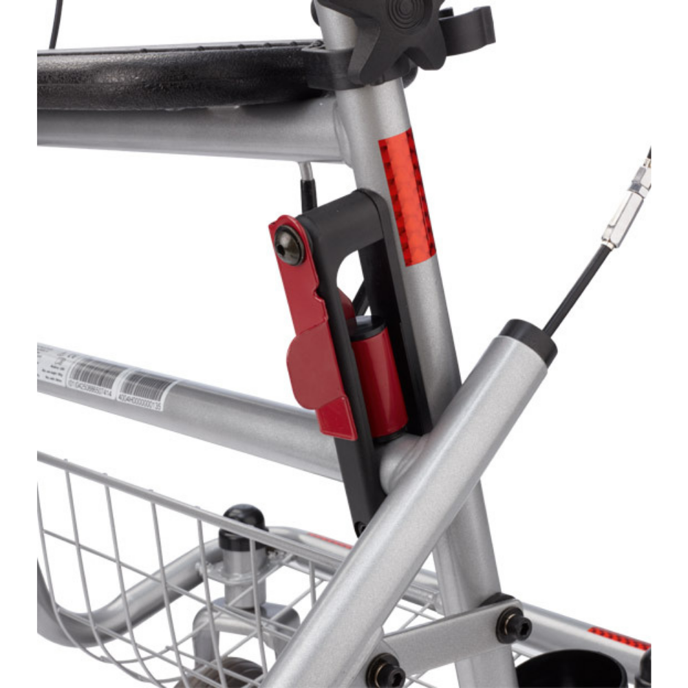 Standardrollator - Senio inkl. Einkaufskorb, Stockhalter und Tablett