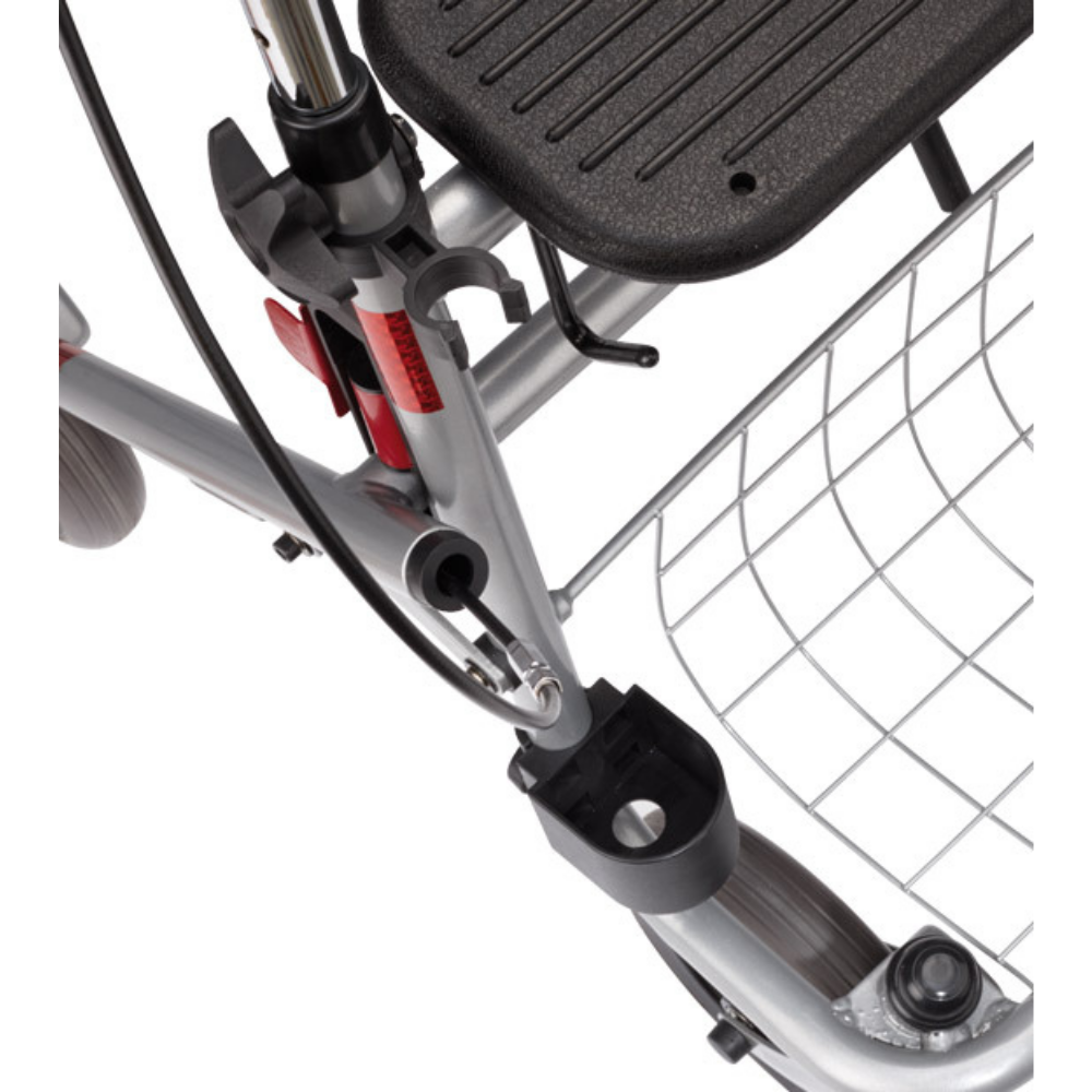 Standardrollator - Senio inkl. Einkaufskorb, Stockhalter und Tablett
