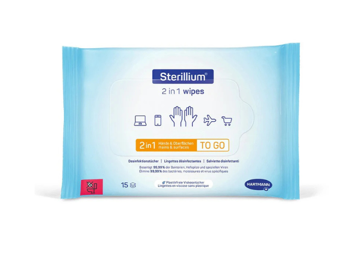 Sterillium Hände- & Flächentücher 2in1 wipes à 15 Tücher