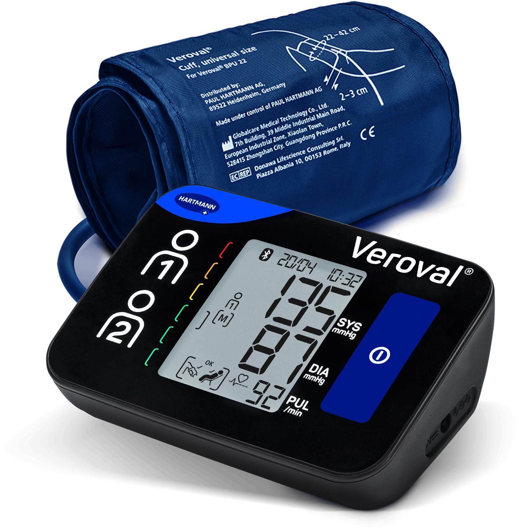 Veroval Compact + Oberarm Blutdruckmessgerät