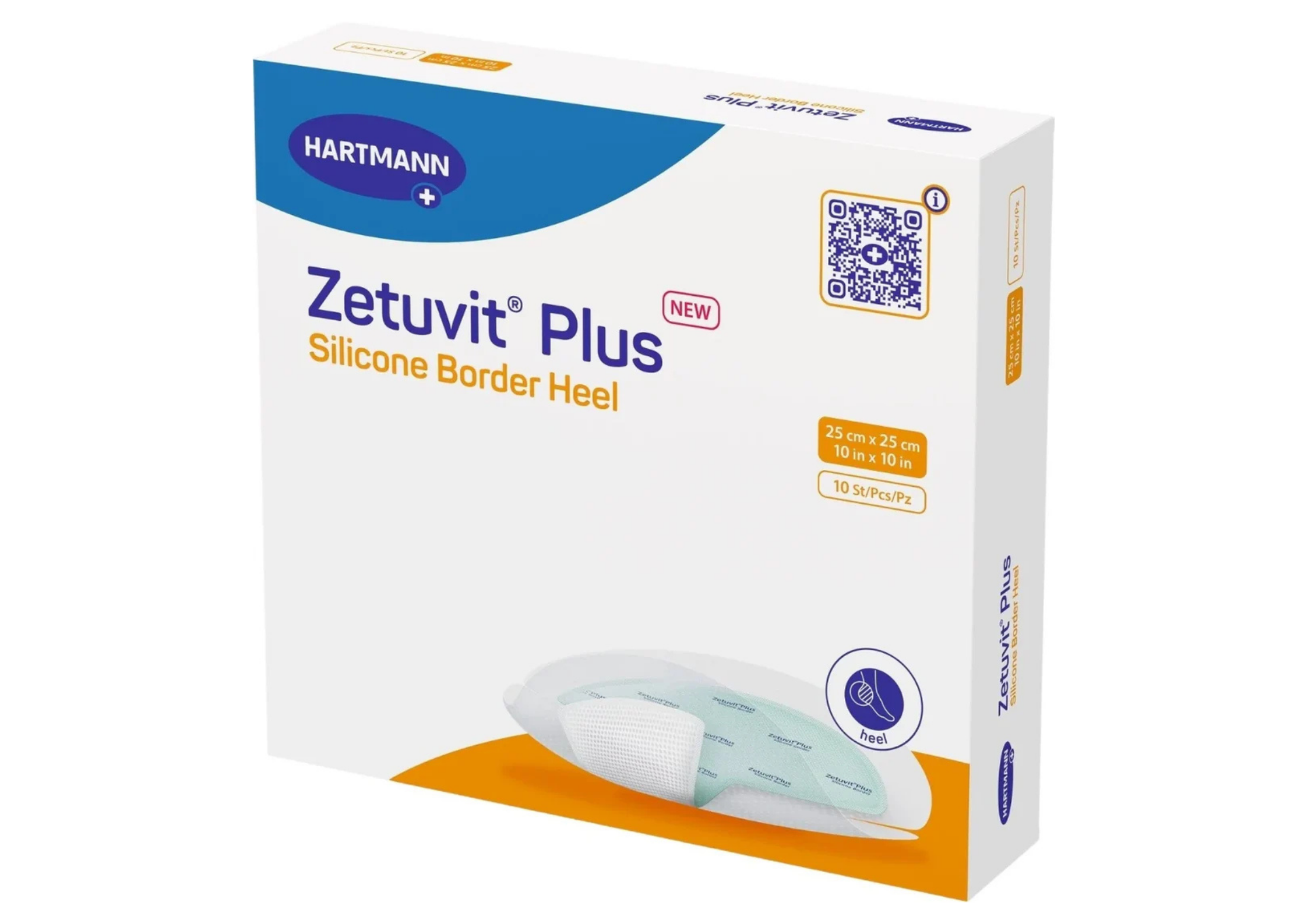 Zetuvit® Plus Silicone Border steril, einzeln verpackt 10Stück