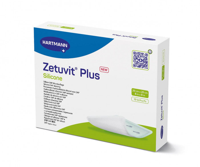 Zetuvit® Plus Silicone steril, einzeln verpackt 10Stück