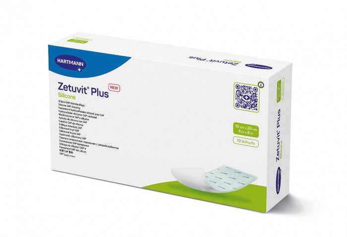 Zetuvit® Plus Silicone steril, einzeln verpackt 10Stück
