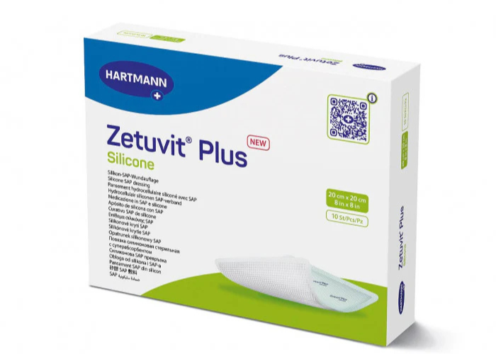 Zetuvit® Plus Silicone steril, einzeln verpackt 10Stück