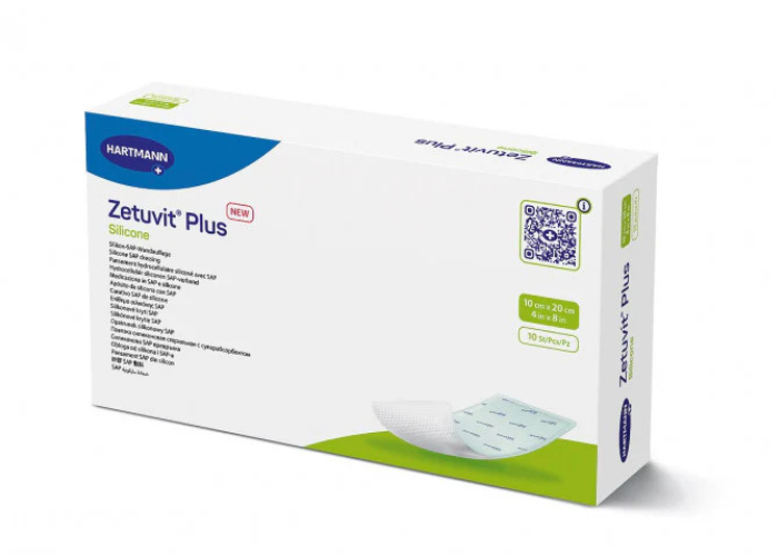 Zetuvit® Plus Silicone steril, einzeln verpackt 10Stück