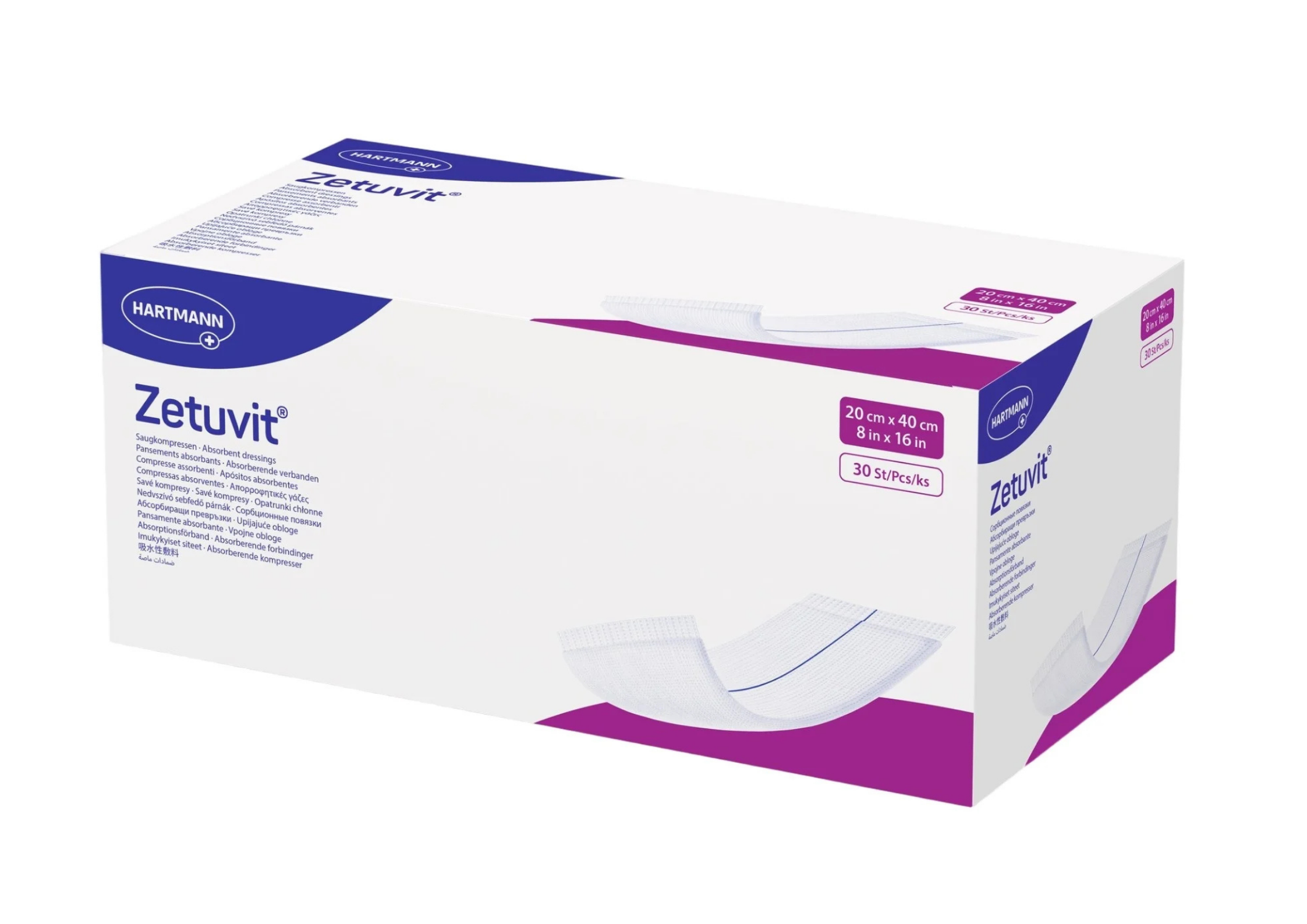 Zetuvit® unsteril - 30 Stück pro Packung